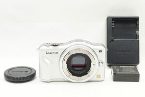 【適格請求書発行】良品 Panasonic パナソニック LUMIX DMC-GF3 ボディ ミラーレス一眼カメラ ホワイト【アルプスカメラ】241008c