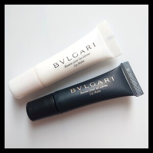 ２本 新品 未使用 エミレーツ　Emirates ファーストクラス & ビジネスクラス ブルガリ BVLGARI lip balm リップクリーム ユニセックス