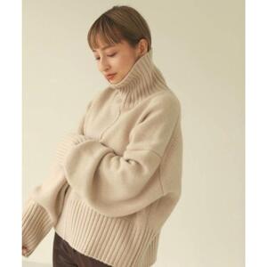 美品＊TODAYFUL トゥデイフル Heavy Turtle Knit ヘビータートルニット ナチュラル ベージュ F