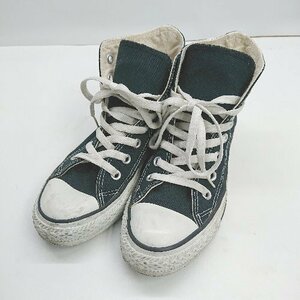 ◇ CONVERSE コンバース スニーカー サイズ22.5 ブラック レディース E