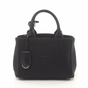 プラダ CANAPA RICAMO ブランドオフ PRADA キャンバス ハンドバッグ キャンバス 中古 レディース