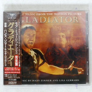 帯 国内盤 OST(ハンス・ジマー)/グラディエーター モア・ミュージック FROM 完全盤/DECCA UCCL1007 CD □