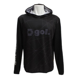 SALE! gol(ゴル) クロッシングプラクティス パーカー (L) G841-520 BLACK | futsal soccer フットサル サッカー パーカー ブラック セール