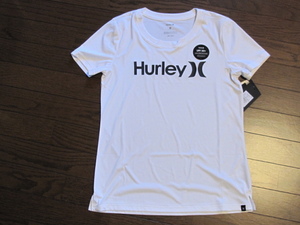 新品タグ付き　HURLEY ハーレー レディース マリンラッシュガード ONE＆ONLY TEE ショートスリーブ 半袖 Tシャツ 水陸両用 紫外線対策