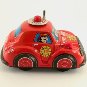 オカヤス EO FIRE CHIEF CAR コミック消防車 0286 ハンドルサイレン付