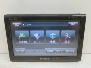  ●●Panasonic CN-GL411D カーナビ パナソニック 5V型 SSDポータブル スタンド/車載ケーブル付き USED 95616●●！！