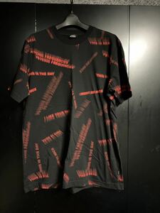 希少　DIESEL モーションロゴTシャツ 　ブラック　ディーゼル　