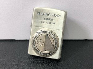 未使用品　未着火　ZIPPO　ジッポー　PLAYING TOOL SUNDIAL OUT DOOR LIFE　日時計　1994年