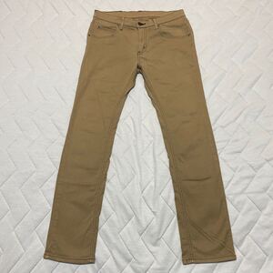 11C LEE リー 36111 ベージュ L ストレッチ SLIM スリム STRAIGHT ストレートパンツ 格安