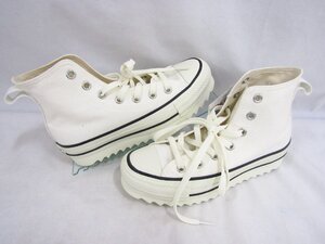 美品 CONVERSE Trekwave Hi ホワイト コンバース オールスター トレックウェーブ ハイカット BOXなし 23.0cm 未使用品 ★130374