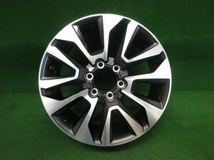 良品★トヨタ ランドクルーザープラド 150 後期 TZ-G 純正 19インチ アルミホイール 19×7.5J +25 139.7-6穴 106㎜ 1本