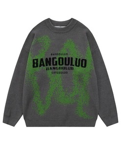 「Ressaca」 「BANGOULUO」長袖ニット M グレー メンズ