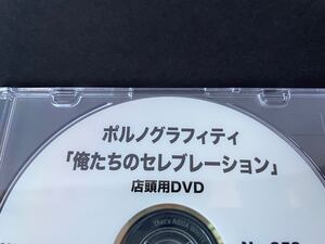 ポルノグラフィティ 俺たちのセレブレーション 店頭用DVD PV プロモーション 販促 宣伝 