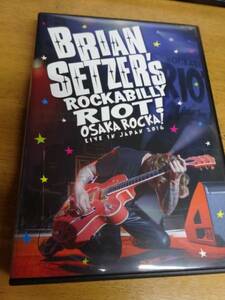 Brian Setzer Rockabilly Riot 2016年 大阪 BD+DVD スペシャルコンボパック Stray cats ブルーレイ ブライアンセッツァー ストレイキャッツ