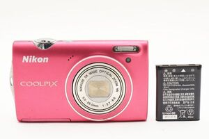 ◆撮影OK◆ ニコン Nikon COOLPIX S5100 ピンク コンパクト デジタルカメラ #4748