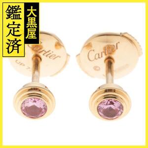 Cartier　カルティエ　ダムールピアス　ネックレス　K18ピンクゴールド　ピンクサファイヤ　1.9g【432】　2120700011880