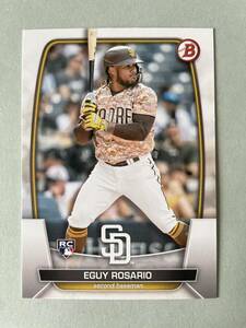 TOPPS 2023 BOWMAN MEGA BOX #63 RC ルーキーカード EGUY ROSARIO エギ・ロサリオ