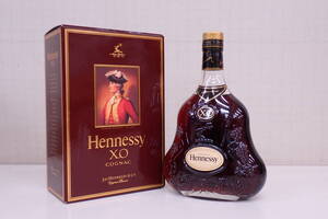 ヘネシー XO 金キャップ クリアボトル 700mL 40% 箱付 COGNAC Hennessy X.O 1209