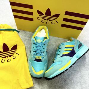 25.5cm 新品未使用 GUCCI adidas Originals ZX8000 グッチ アディダス オリジナルス スニーカー シューズ コラボ レア 完売品 正規品 UK7