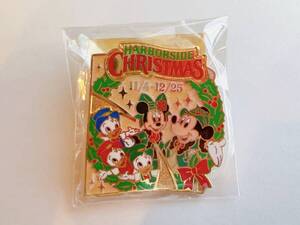 ◆祝！ファンタジースプリングス◆TDS東京ディズニーシー クリスマス非売品ピン 2003年◆