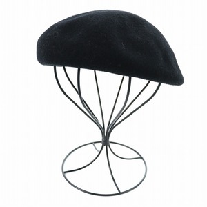 カシラ CA4LA ベレー帽 帽子 フェルト 黒 ブラック /SI32 レディース
