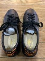 THE FLAT HEAD FN-FS-001 LEATHER SNEAKER BLK 7サイズ 25.0cm