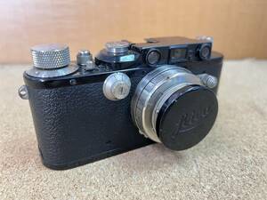 1円〜 ライカ Leica Ernst Leitz Wetzlar DRP カメラ本体 レンズ Summar f=5cm 1:2 ケース付き ドイツ製アンティーク●「管理No.F10191」