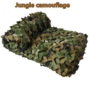 菜園 農園 DIY ミリタリー カモフラージュ ネット ガーデンデ コレーション グリーンジャングル カモ【Jungle camouflage】【2mx10m】