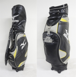 ★即決★mizuno NEO CARTBAG 303★キャディバッグ★ブラック★ミズノ★ネオ★カートバッグ★303★ゴルフバッグ★よごれ有★