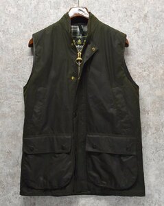 【イングランド製】【バブアー】【Barbour】【Westmoreland】A220【オイルドベスト】カーキ【サイズM】CK0603-30-CK14