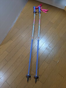 IY0789 LEKI SUPER STREAM スキー ストック 約 119.5cm 現状品 JUNK