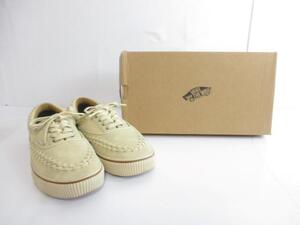 美品 バンズ VANS エラ レザー スエード V95CF 630135 27.5cm ベージュ メンズ