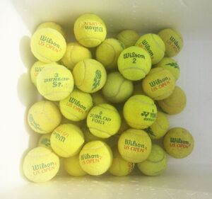 ■中古・Wilson・ダンロップ、ヨネックス・ウイルソン・US OPEN BALL・USオープン ボール４０個■