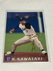 1998 カルビー プロ野球チップス 川崎憲次郎 レギュラーカード 箔押しサイン 113