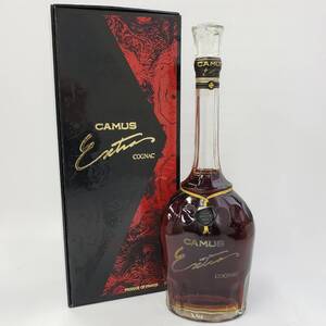 24博/B100907-1/M012-594/SY5000 酒 CAMUS Extra COGNAC カミュ エクストラ コニャック ブランデー 700ml 箱付き