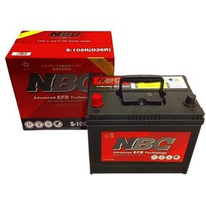 NBC S-105R(D26R) 国産車用バッテリー アイドリングストップ車対応 CALCIUM PREMIUM BATTERY