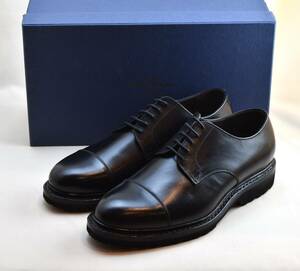 JALAN SRIWIJAYA　ジャランスリワヤ UK6.5　グッドイヤー式　キャップトウ ダービー ビブラム　BLACK CALF 98777 25-25.5cm相当　未使用品