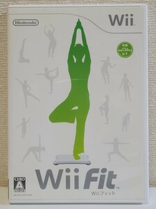 中古☆Wii フィット 送料無料 箱 説明書 付き Wii Uでも 健康 運動 体力づくり エクササイズ ダイエット Fit