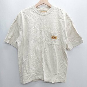 ◇ UNIVERSAL OVERALL 半袖 Tシャツ サイズS アイボリー系 メンズ E