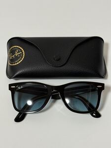 Ray-Ban レイバン RB2140-F 1294/3M 52口22 150 2N サングラス WAYFARER ウェイファーラー ブラック 1円〜