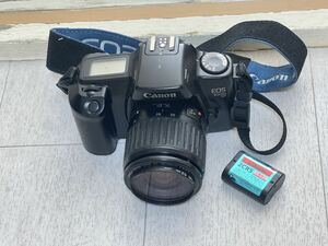 Canon キャノン 本体 EOS 1000 QD フィルムカメラ ZOOM LENS ズーム レンズ EF 35-80mm 1:4-5.6 バッテリー付き★動作未確認★