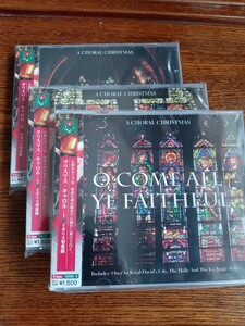 A Choral Christmas/イギリス聖歌隊/クリスマスキャロル-1.2.3/CD3枚まとめて/新品未開封送料込み/Xmas12024-2.12025-2.12026-2