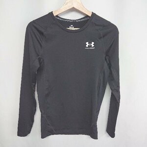 ◇ UNDER ARMOUR アンダーアーマー 長袖 カットソー サイズLG ブラック メンズ E