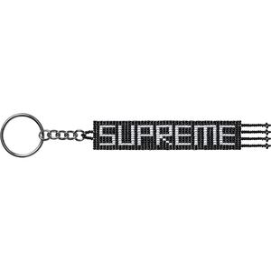 【新品未使用】 20SS 新品 SUPREME シュプリーム BEADED KEYCHAIN キーチェーン 小物 アクセサリー 未使用 BLOCK ブラック 即決早い者勝ち