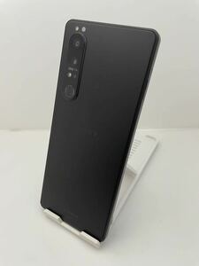 『新品同様4806』 Xperia 1 III SOG03 ブラック AU キャリア simロック解除済み