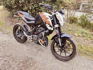 KTM DUKE200　ABS　 エンジン焼き付き　書類付き レストアベース部品取り