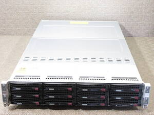 【HDD,CPU,MEM 無し】SGI SuperServer CMN2112-217-20 (Supermicro X10DRT-PIBF/BPN-ADP-S3008L-L6iP/RSC-R1UTP-E16R) ×4セット (No.T024)