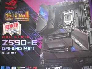 ASUS ROG STRIX Z590-E GAMING WIFI Z590 LGA1200 DDR4 USB3.2 SATA6Gb/s ゲーミングマザーボード