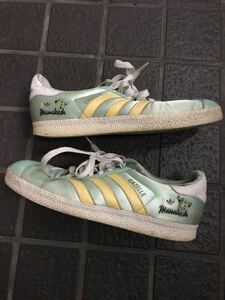 アディダス オリジナルス adidas GAZZEL ガゼル ステラマッカートニー スニーカー シューズ 靴 24.5cm グリーン 緑 originals ヴィンテージ