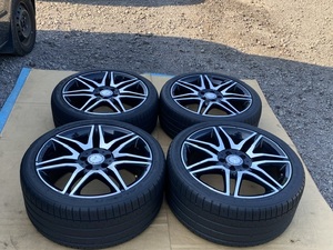 Mercedes-Benz W204 C-Class AMG 純正18×7.5J 112-5H+47 18×8.5J 112-5H+54 66.5Φ 中古アルミホイール 4本 ベンツ W204 等 FALKEN